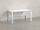 Стол прямой на П-образных опорах, экран ЛДСП 1000x800x750 RM005-10x8 Белый/Белый
