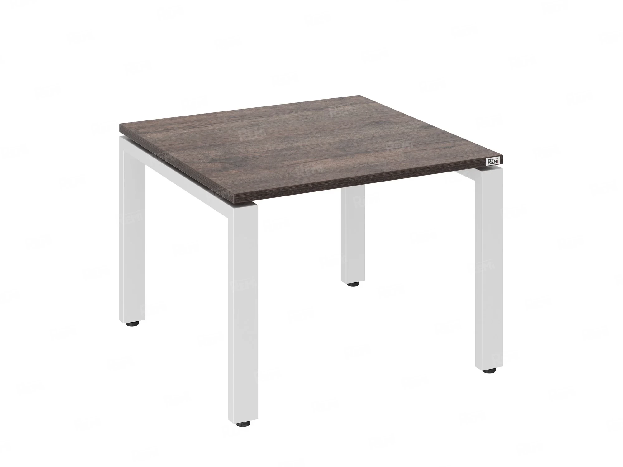 Журнальный стол с полкой 900x800x550 RM183-9x8 Дуб Апрельский шоколад/Белый