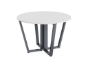 Круглый стол на U-образных опорах 1800x1800x750 RM188-18x18 Белый/Серый