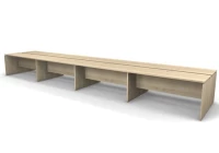 Двухсторонняя станция RE016 632x163x75 см Акация светлый/Акация светлый, Серия Еврова | Europe