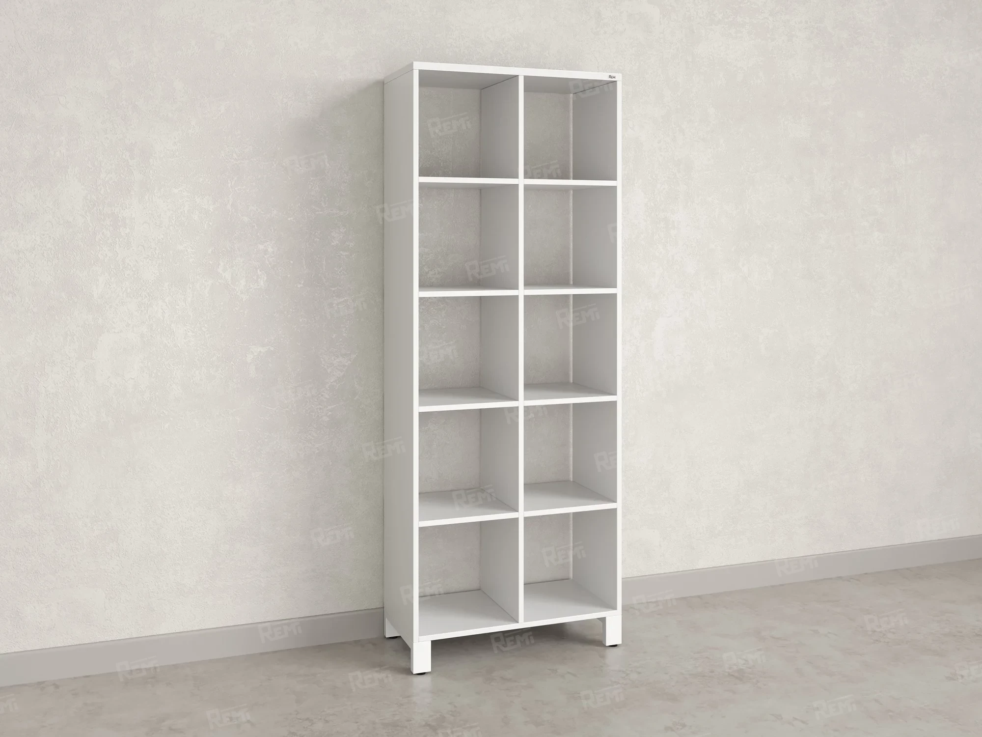 Стеллаж, 10 ячеек 750х370х1980 RM142-75x37 Белый/Белый