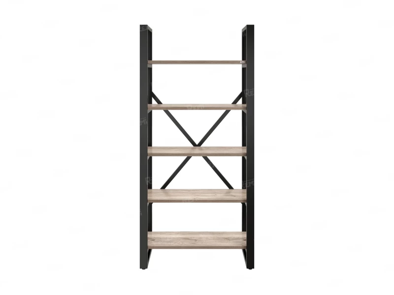 Стеллаж, 5 уровней 900x370x1920 RM130-90x37 Дуб Маувелла/Черный