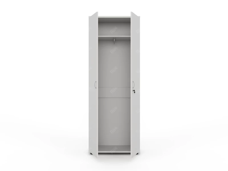 Гардероб RLG042 700х350х1830 Белый, Серия ЛАЙТ | LIGHT