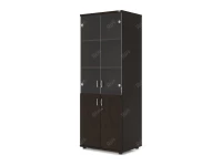 Шкаф комбинированный RLG039 700х550х1830 Венге, Серия ЛАЙТ | LIGHT