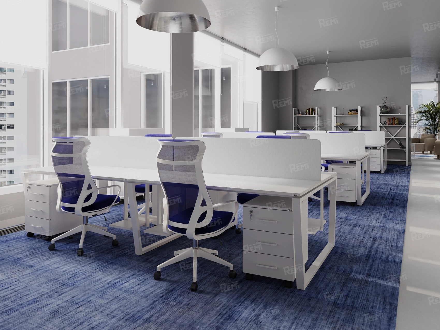 Серия РЕМИ МЕТАЛ | REMI METAL - в цвете: Белый/Белый