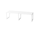 Cтол для переговоров, на V-обазном каркасе 2100x1400x750 RM082-210x140 Белый/Белый