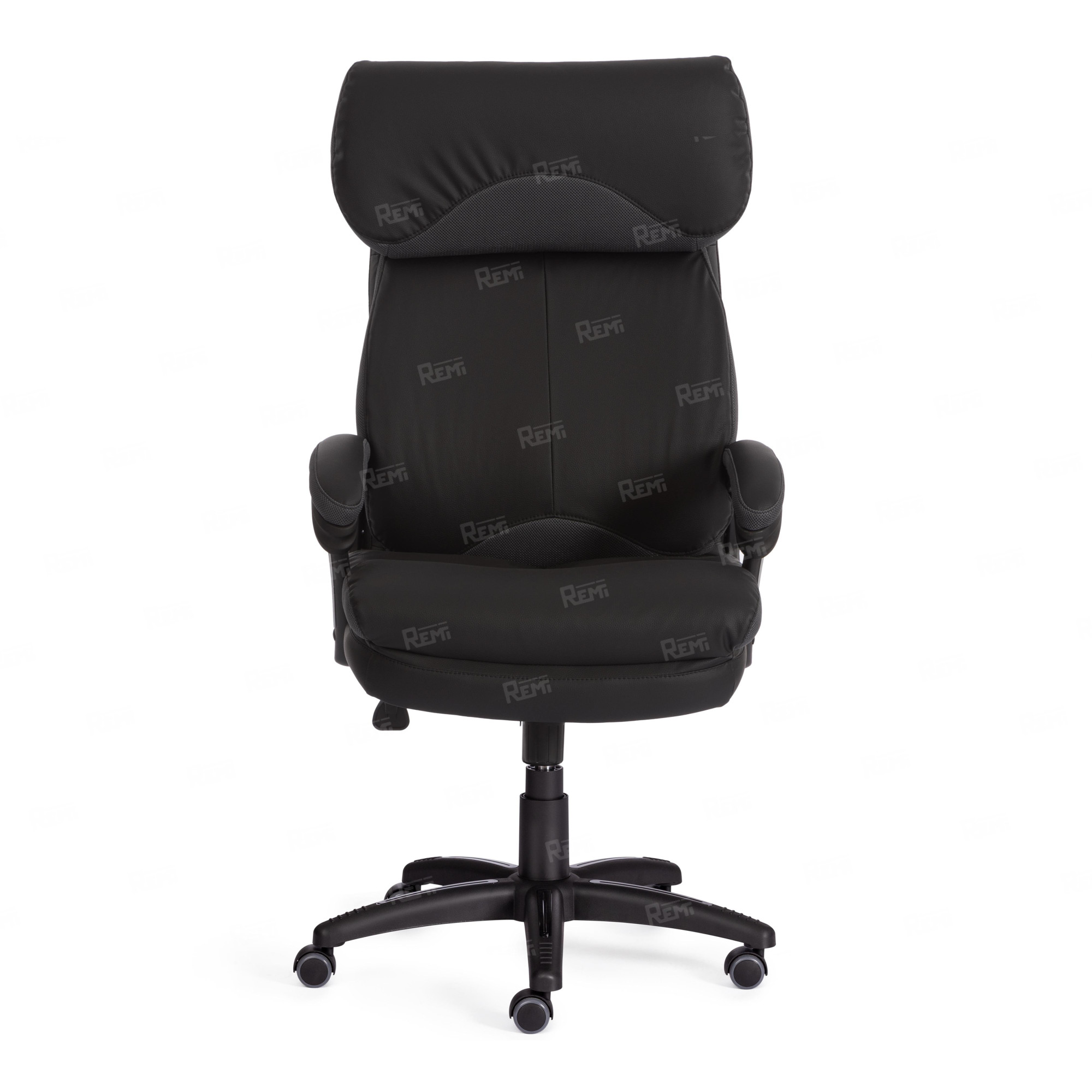 Кресло DUKE Черный/Черный, Экокожа (арт. 12904)