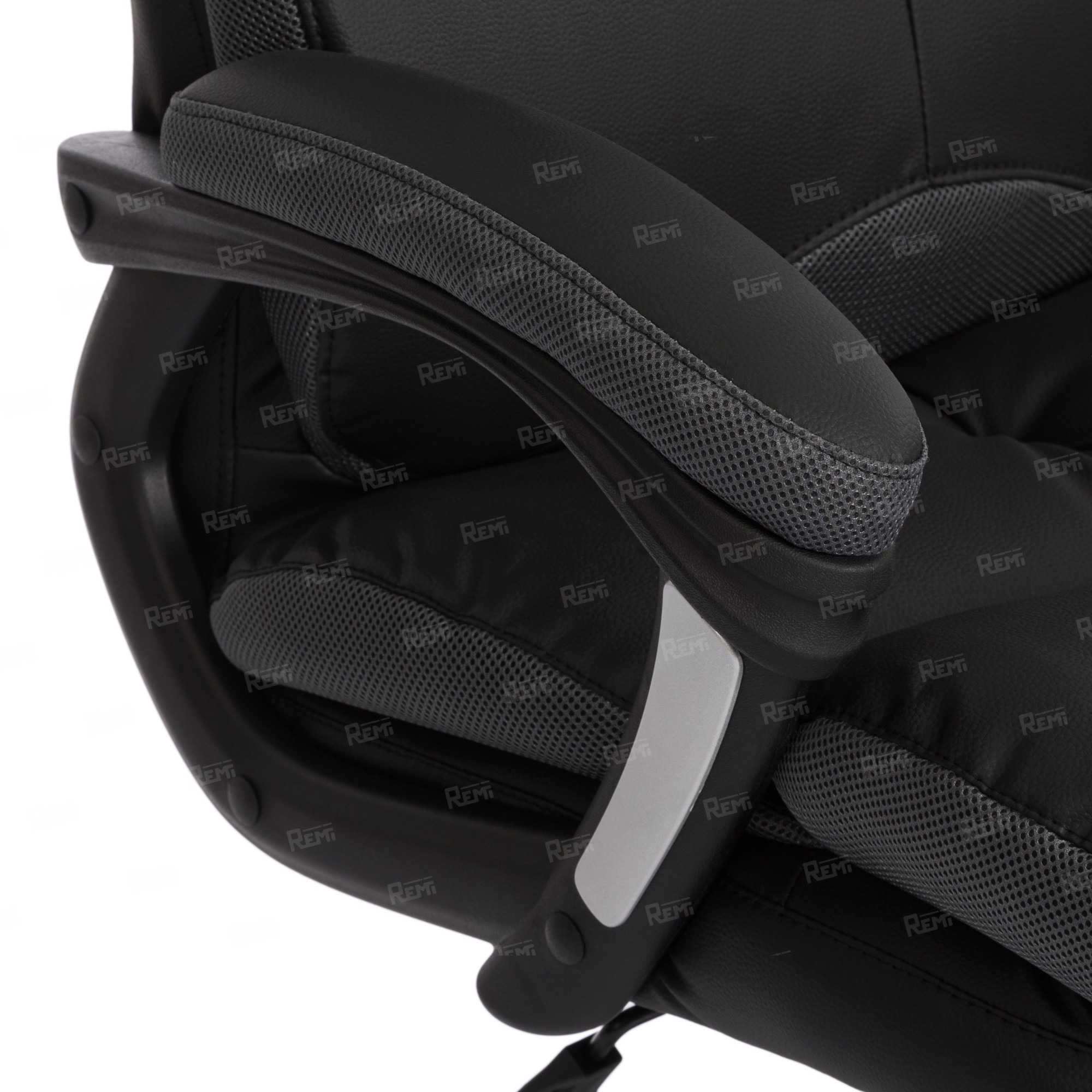 Кресло DUKE Черный/Черный, Экокожа (арт. 12904)