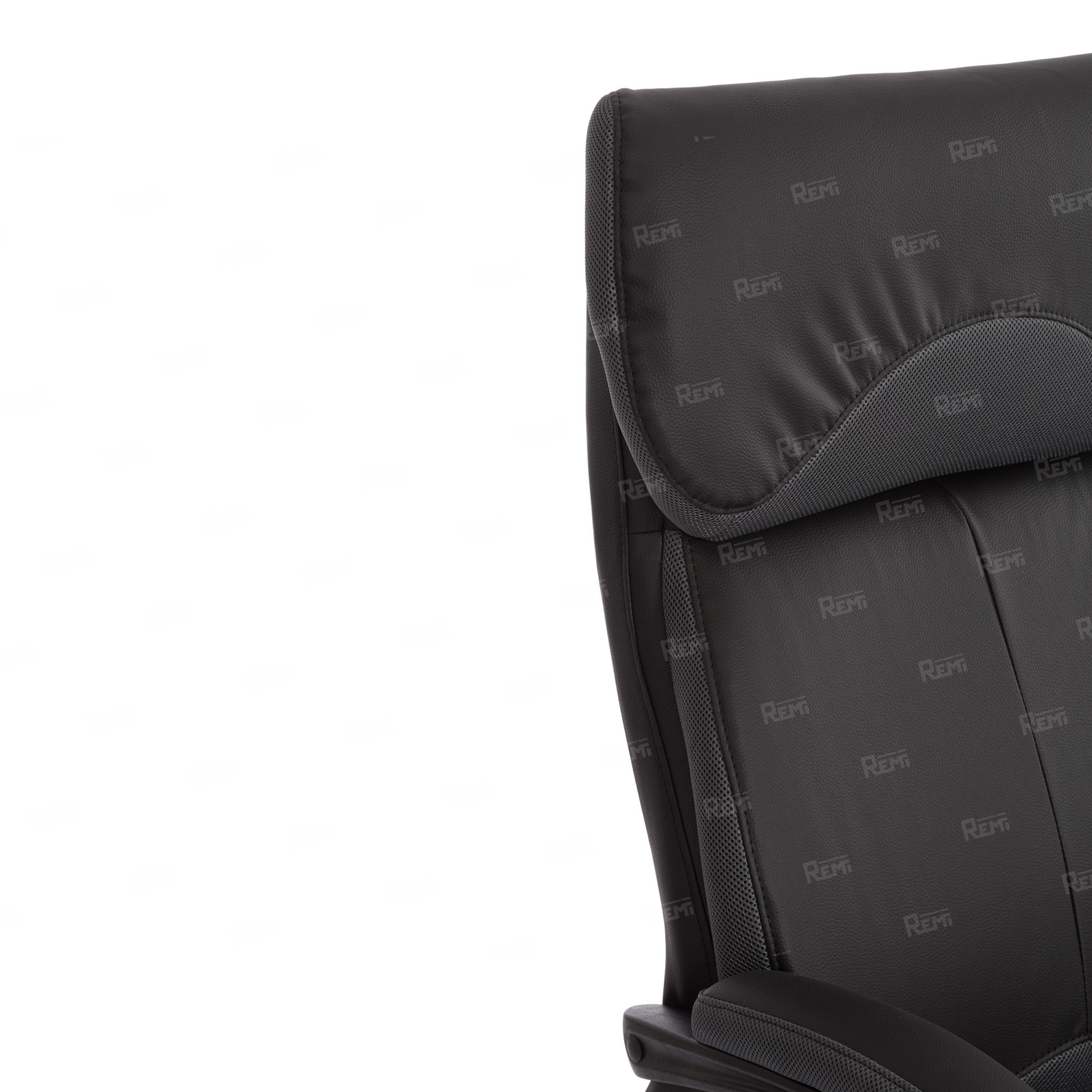 Кресло DUKE Черный/Черный, Экокожа (арт. 12904)