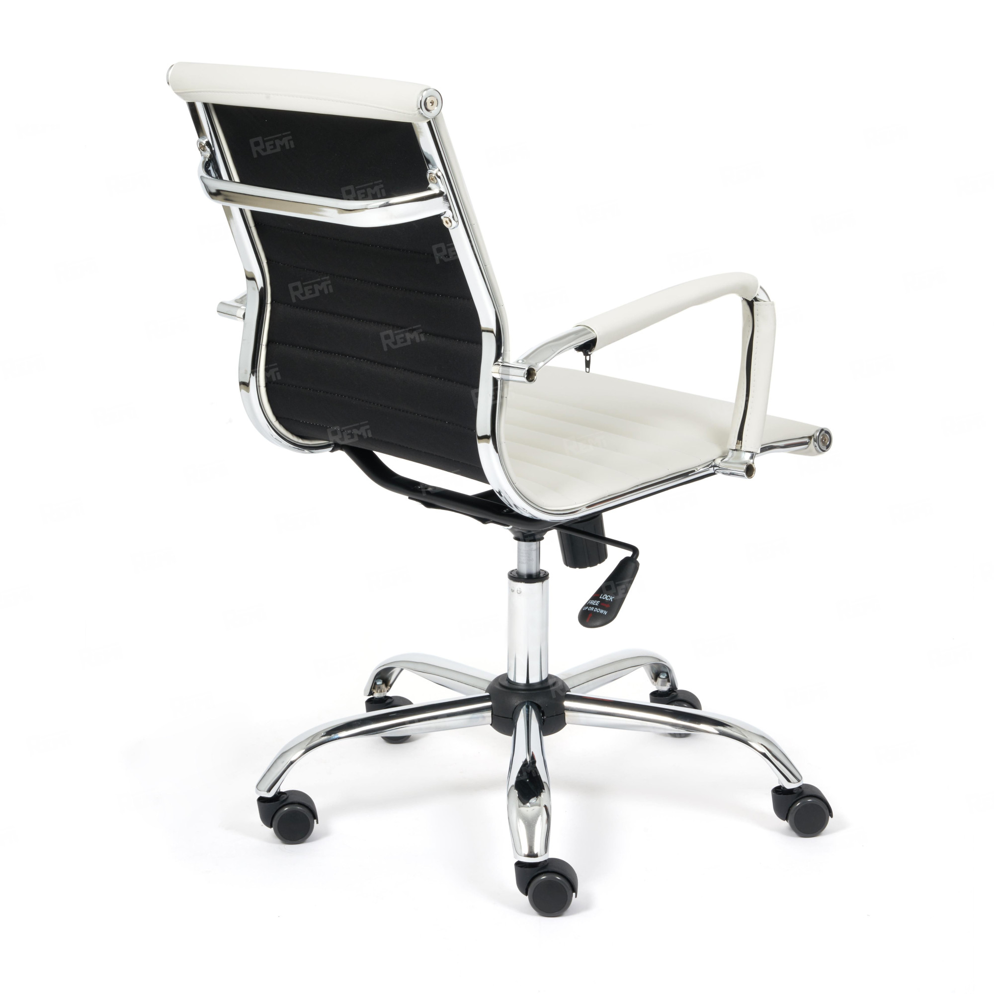 Кресло URBAN-LOW Белый/Белый, Экокожа (арт. 14454)