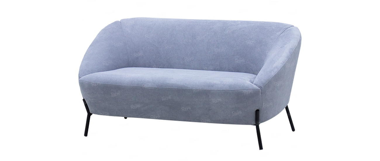 Диван Брокко на 2 места цвет Голубой