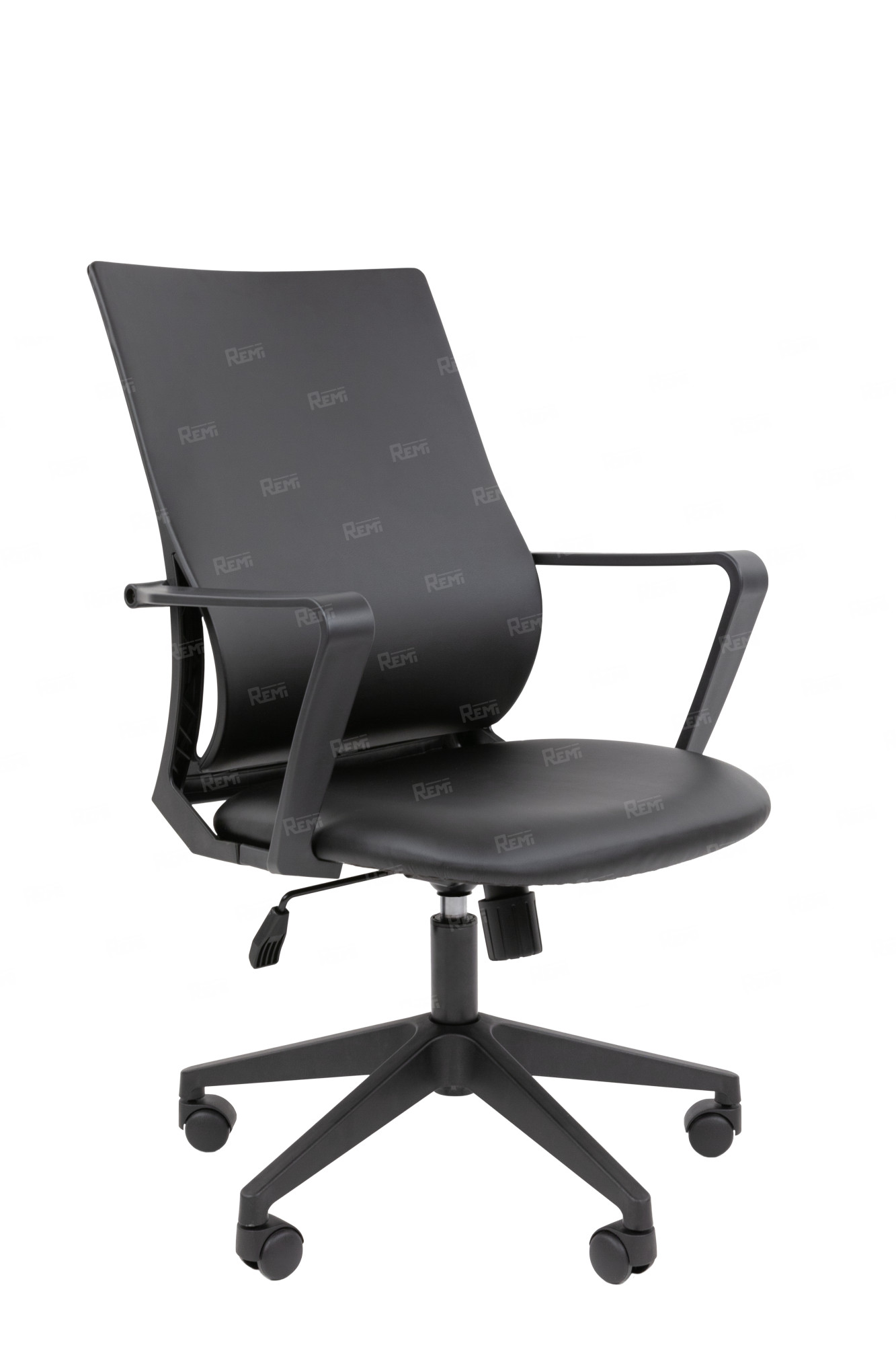 Офисное кресло Chairman 545 Россия экокожа черный без подголовника