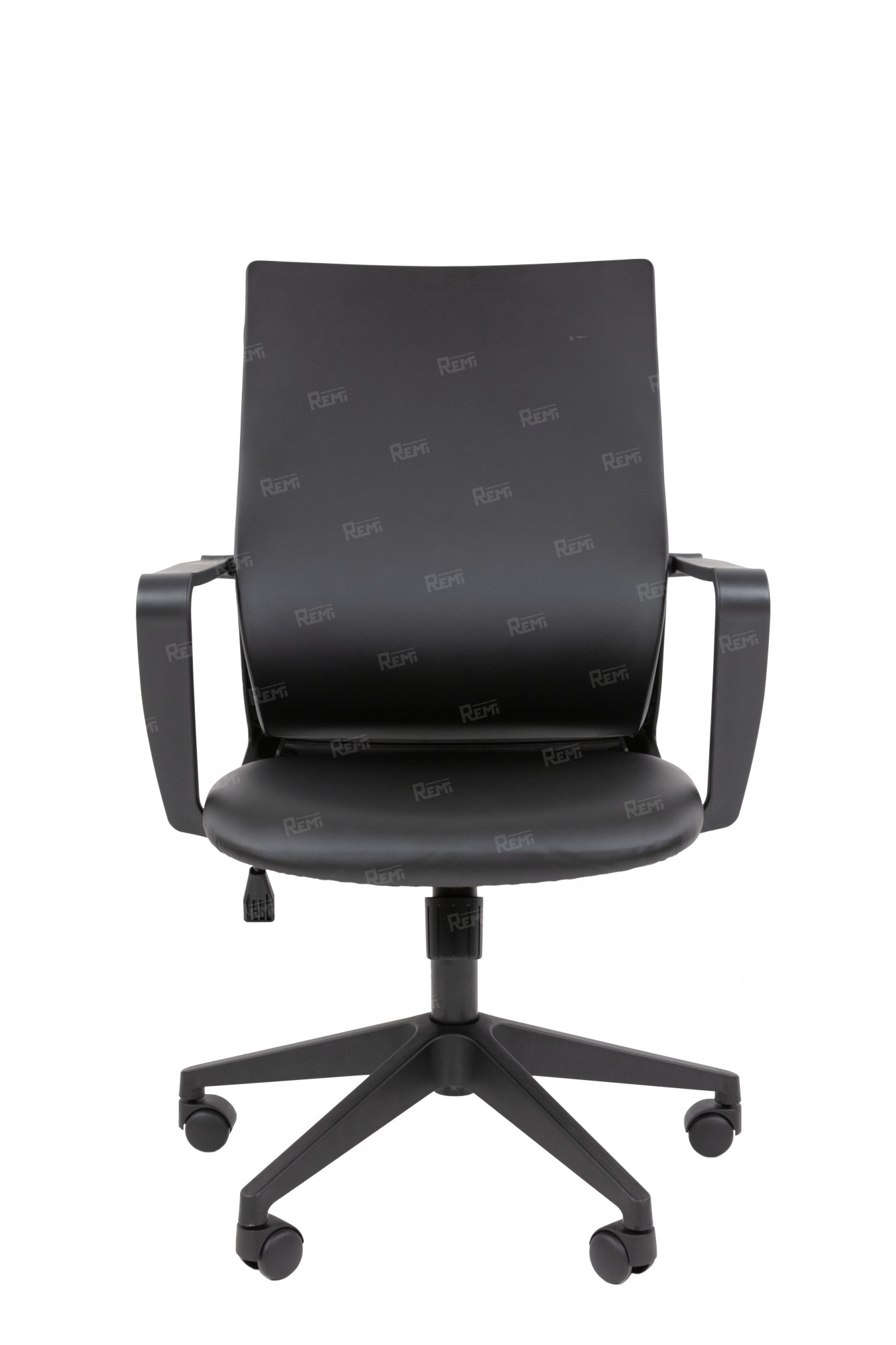 Офисное кресло Chairman 545 Россия экокожа черный без подголовника