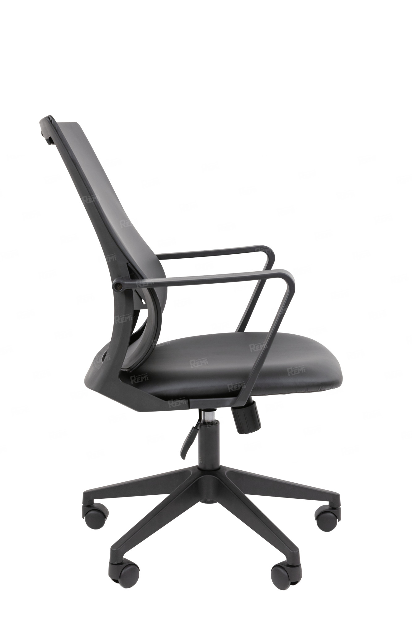 Офисное кресло Chairman 545 Россия экокожа черный без подголовника