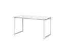 Стол прямой на O-образных опорах 1400x700x750 RM002-14x7 Белый/Белый
