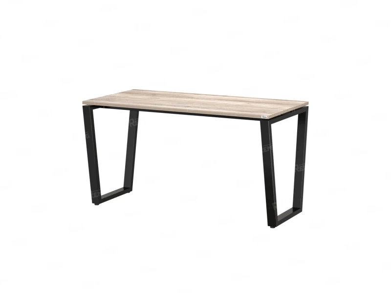 Стол прямой на U-образных опорах 1800x600x750 RM003-18x6 Дуб Маувелла/Черный