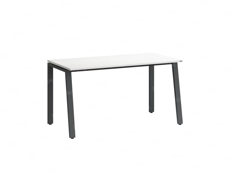 Стол прямой на Л-образных опорах 1200x800x750 RM004-12x8 Белый/Серый