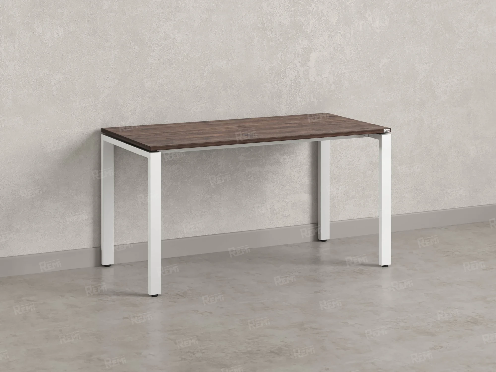 Стол прямой на П-образных опорах 2000x700x750 RM001-20x7 Дуб Апрельский шоколад/Белый