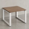 Журнальный стол с полкой 900x600x550 RM182-9x6 Дуб Юстус/Белый