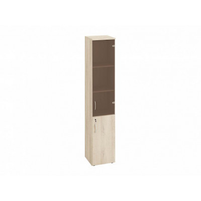 Шкаф узкий, RE089 З/С ЛДСП 39,9x42x197 см Акация светлый/Акация светлый, Серия Еврова | Europe
