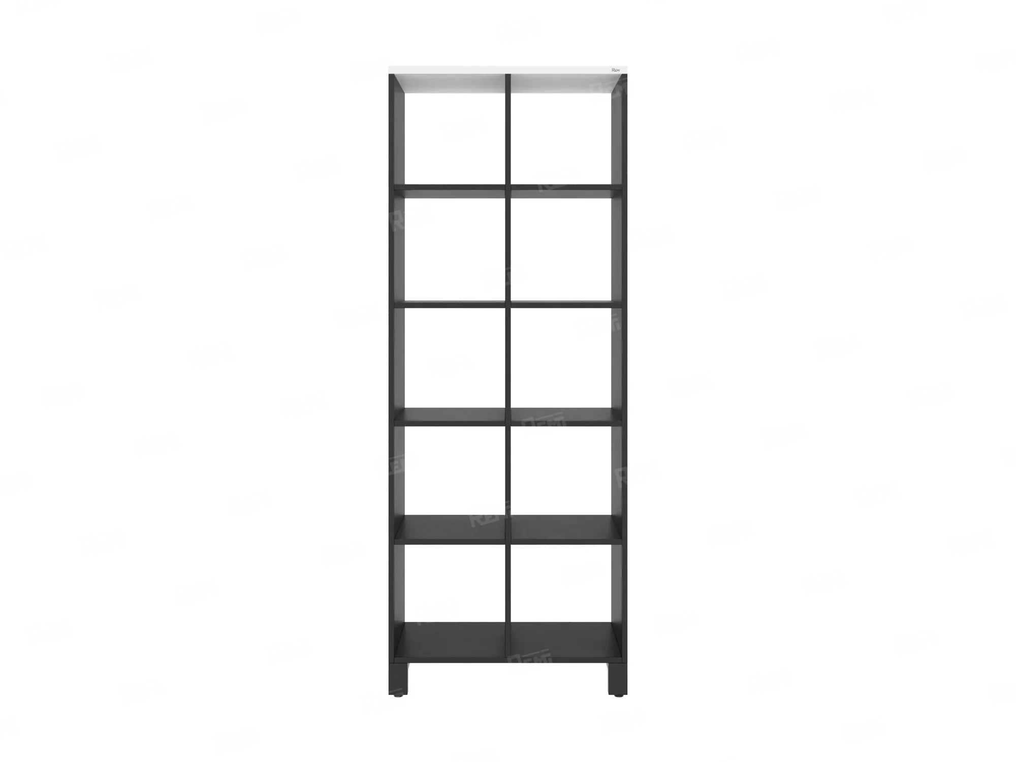 Стеллаж, 10 ячеек 750х370х1980 RM142-75x37 Белый/Черный