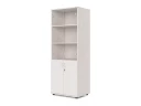 Шкаф комбинированный RLG039 700х550х1830 Дуб Молочный, Серия ЛАЙТ | LIGHT