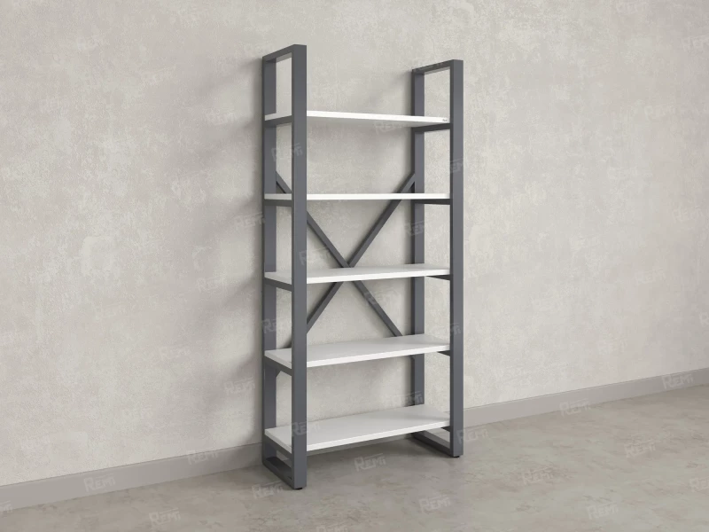 Стеллаж, 5 уровней 900x370x1920 RM130-90x37 Серый/Серый