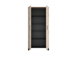 Шкаф распашной, 5 уровней 900x420x1900 RM152-90x41 Дуб Маувелла/Черный