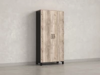 Шкаф распашной, 5 уровней 900x420x1900 RM152-90x41 Дуб Маувелла/Черный