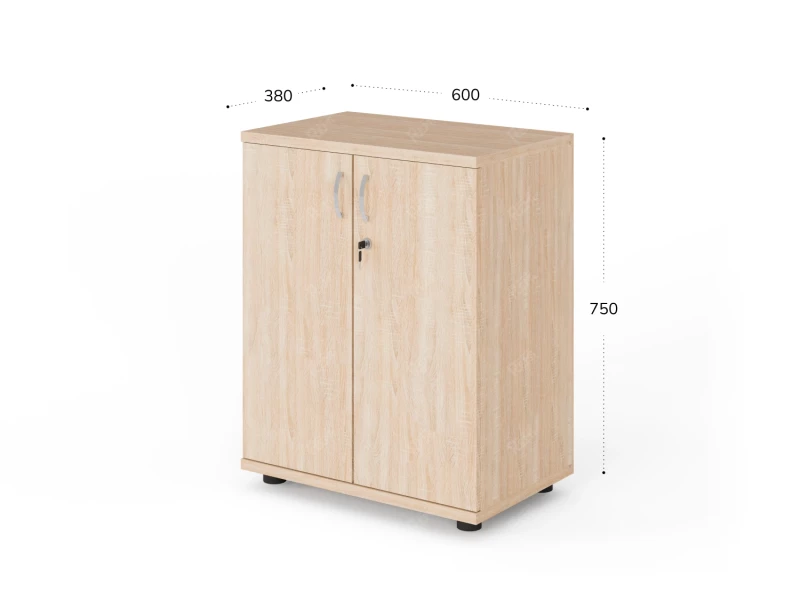 Тумба к столу RLG020 60x38x75 Дуб Сонома, Серия ЛАЙТ | LIGHT