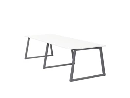 Cтол для переговоров, на A-обазном каркасе 2300x1450x750 RM083-230x145 Белый/Серый