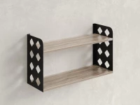 Полка настенная 900x200x500 RM192-90x20 Дуб Маувелла/Черный