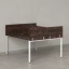 Бенч-система, 2 рабочих места, 5 ЛДСП экранов 1400x1200x750 RM165-4-14x12 Дуб Апрельский шоколад/Белый
