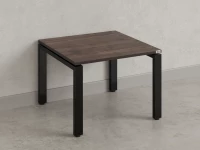 Журнальный стол с полкой 1000x600x550 RM183-10x6 Дуб Апрельский шоколад/Черный