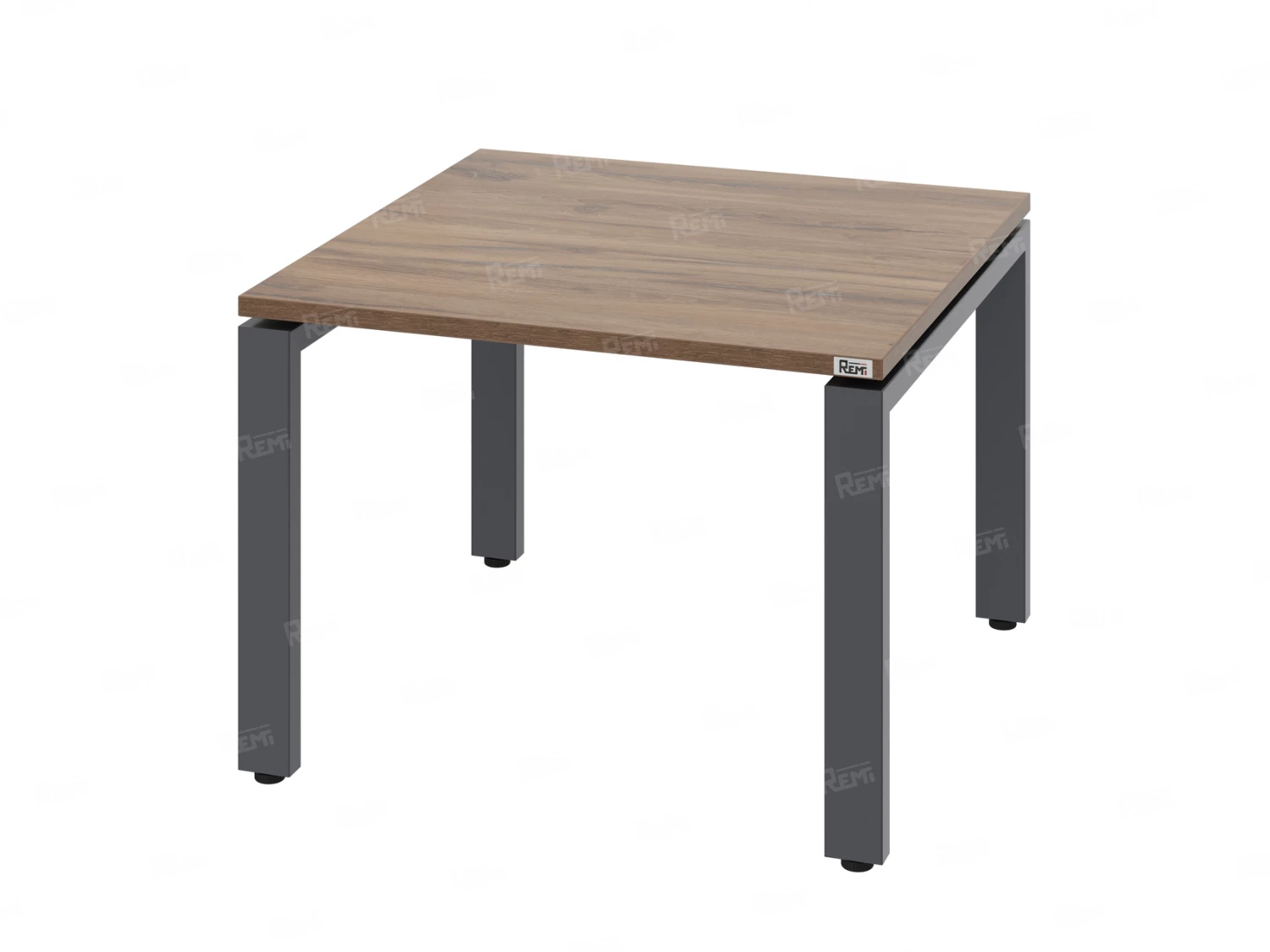 Журнальный стол с полкой 600x800x550 RM183-6x8 Дуб Юстус/Серый