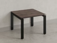 Журнальный стол с полкой 900x800x550 RM183-9x8 Дуб Апрельский шоколад/Черный