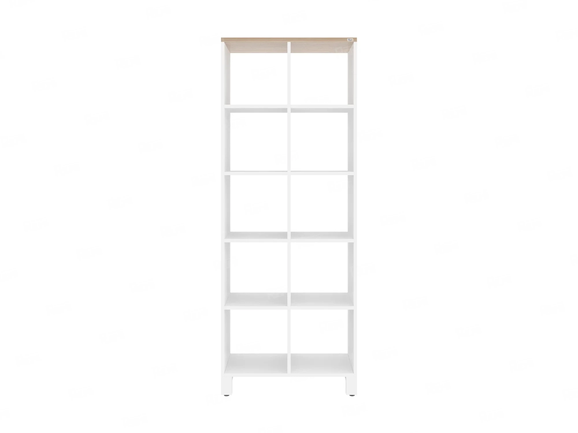 Стеллаж, 10 ячеек 750х370х1980 RM142-75x37 Вяз Швейцарский светлый/Белый