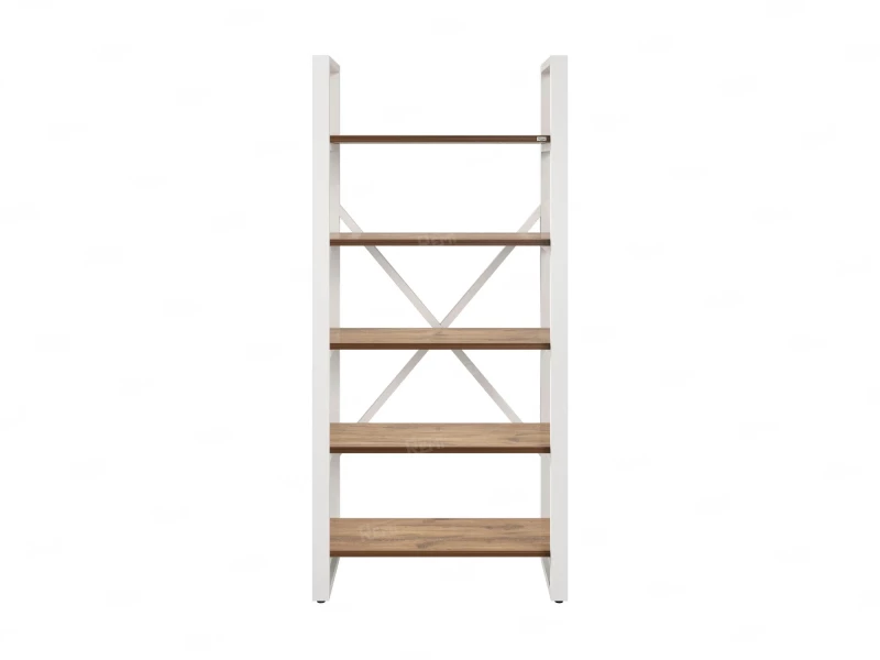 Стеллаж, 5 уровней 900x370x1920 RM130-90x37 Дуб Юстус/Белый