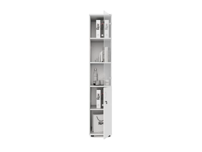 Шкаф комбинированный RLG032 350х550х1830 Белый, Серия ЛАЙТ | LIGHT