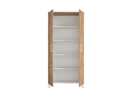 Шкаф распашной, 5 уровней 900x420x1900 RM152-90x41 Дуб Юстус/Белый