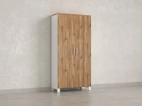 Шкаф распашной, 5 уровней 900x420x1900 RM152-90x41 Дуб Юстус/Белый