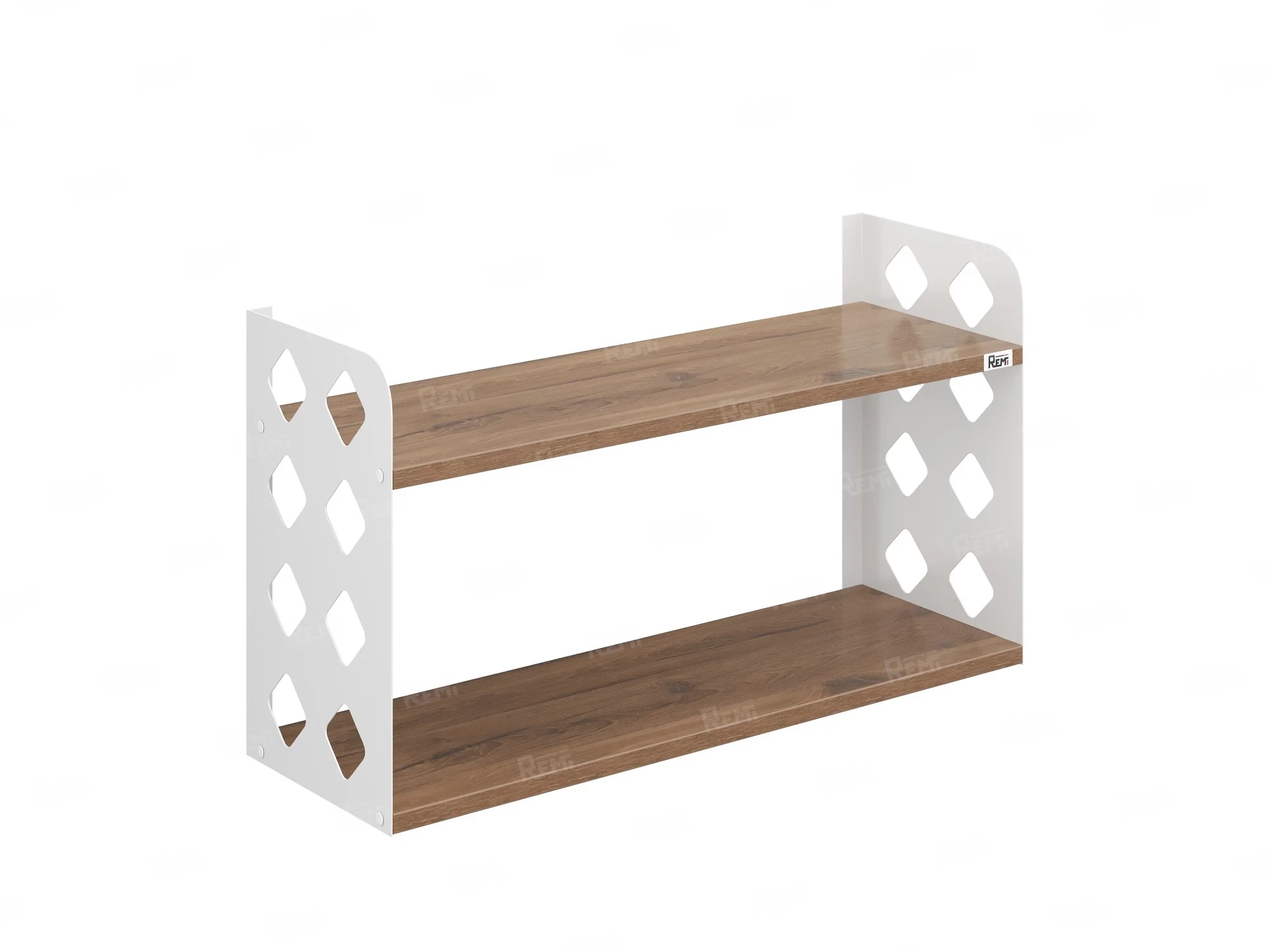 Полка настенная 900x200x500 RM192-90x20 Дуб Юстус/Белый