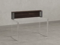 Надстройка для стола 1400x200x300 RM208-140x40 Дуб Апрельский Шоколадный/Серый