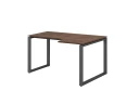 Стол угловой, О-опора, правый 1600x600/900x750, RM054-16x6-9 Дуб Апрельский шоколад/Серый