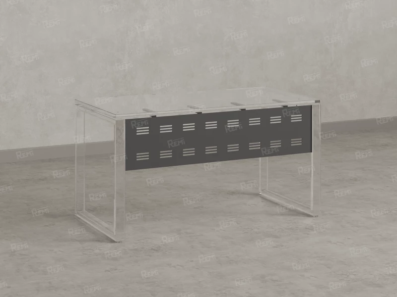 Нижний подвесной экран из металла 2000x5x300 RM203-200x30 Серый