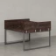 Бенч-система, 2 рабочих места, 5 ЛДСП экранов 1400x1200x750 RM169-4-14x12 Дуб Апрельский шоколад/Серый