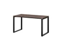 Стол прямой на O-образных опорах 800x800x750 RM002-8x8 Дуб Апрельский шоколад/Черный