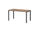Стол прямой на П-образных опорах 1600x600x750 RM001-16x6 Дуб Юстус/Серый