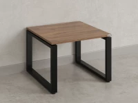 Журнальный стол с полкой 900x600x550 RM182-9x6 Дуб Юстус/Черный