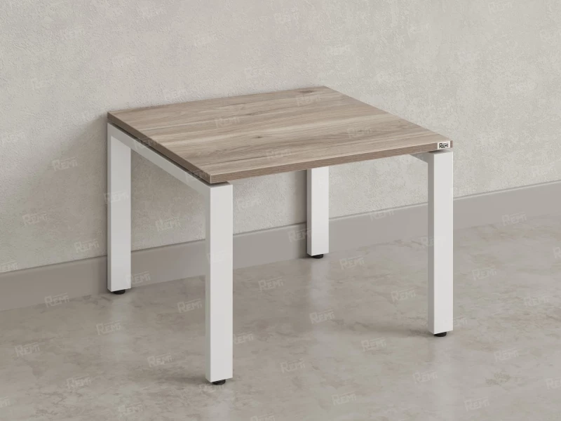 Журнальный стол с полкой 900x800x550 RM183-9x8 Дуб Маувелла/Белый